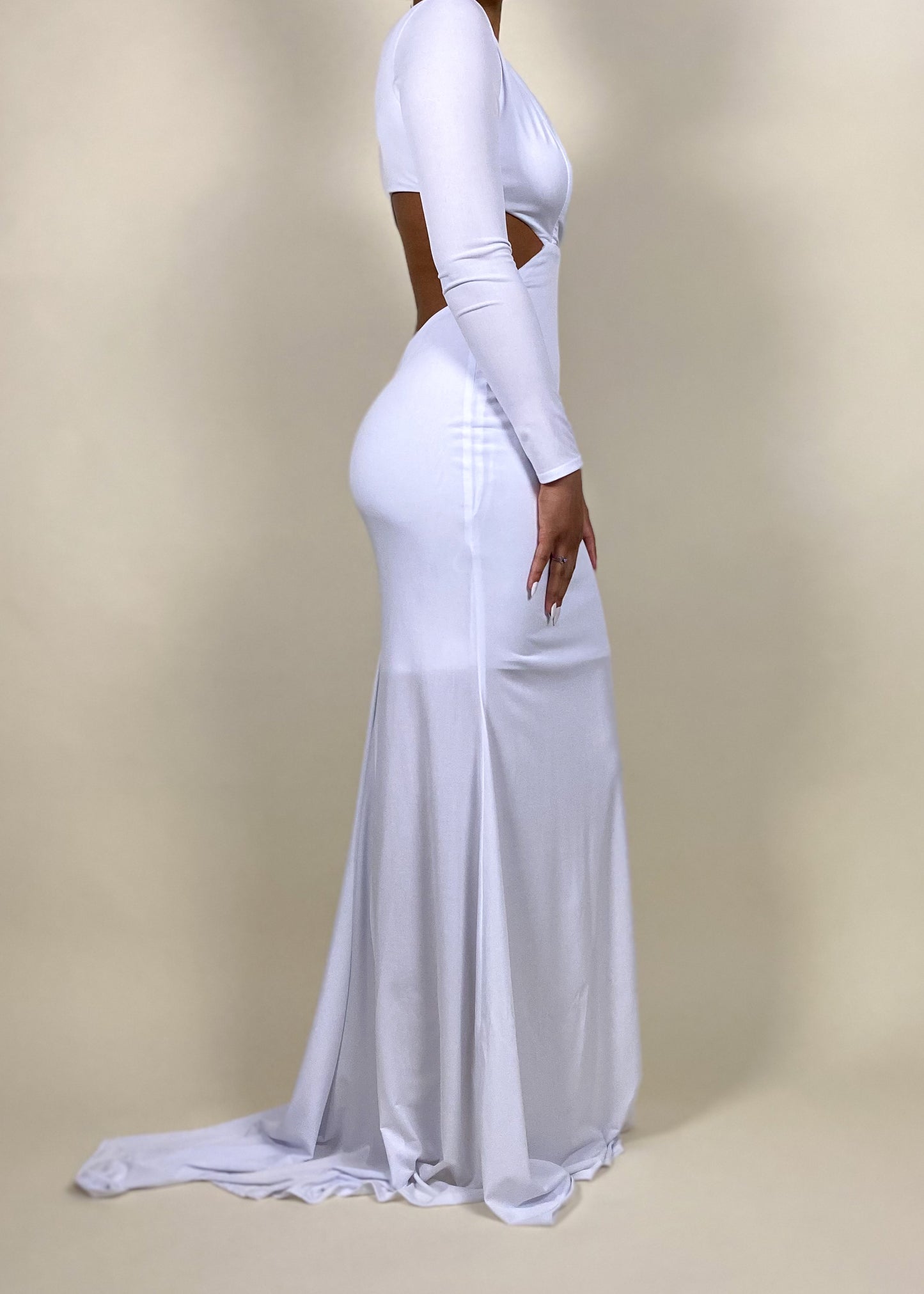 Dubai White Gown