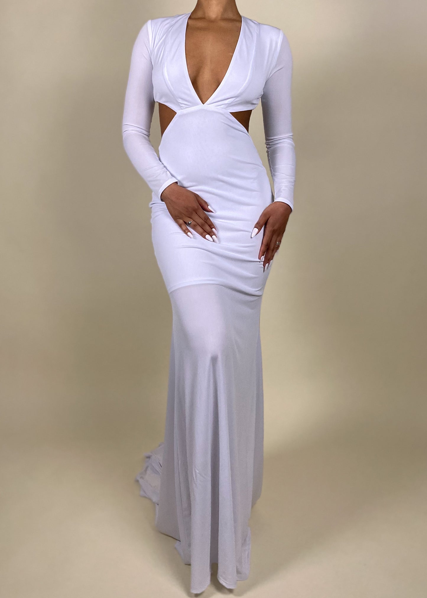 Dubai White Gown