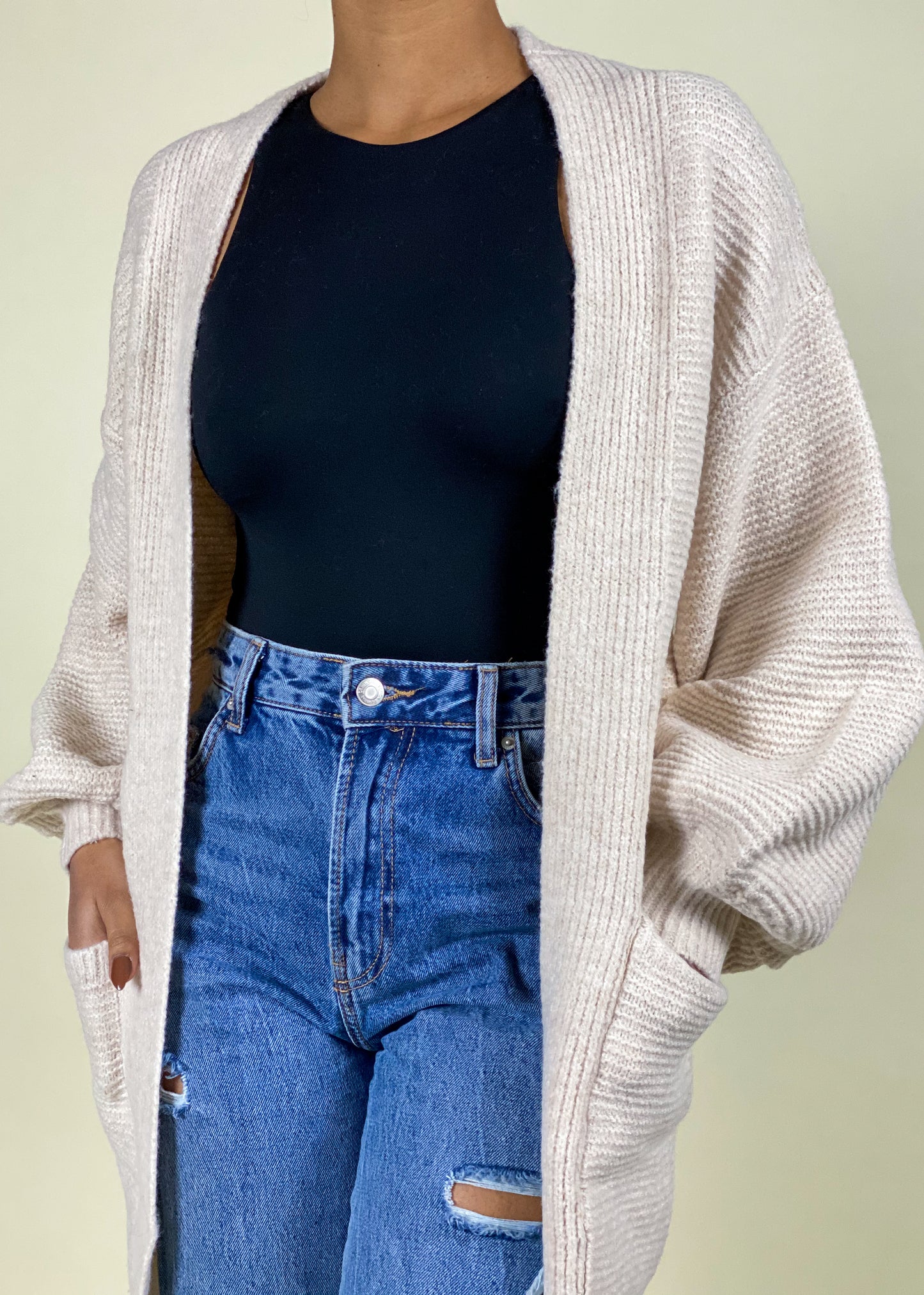 Cream Cardigan