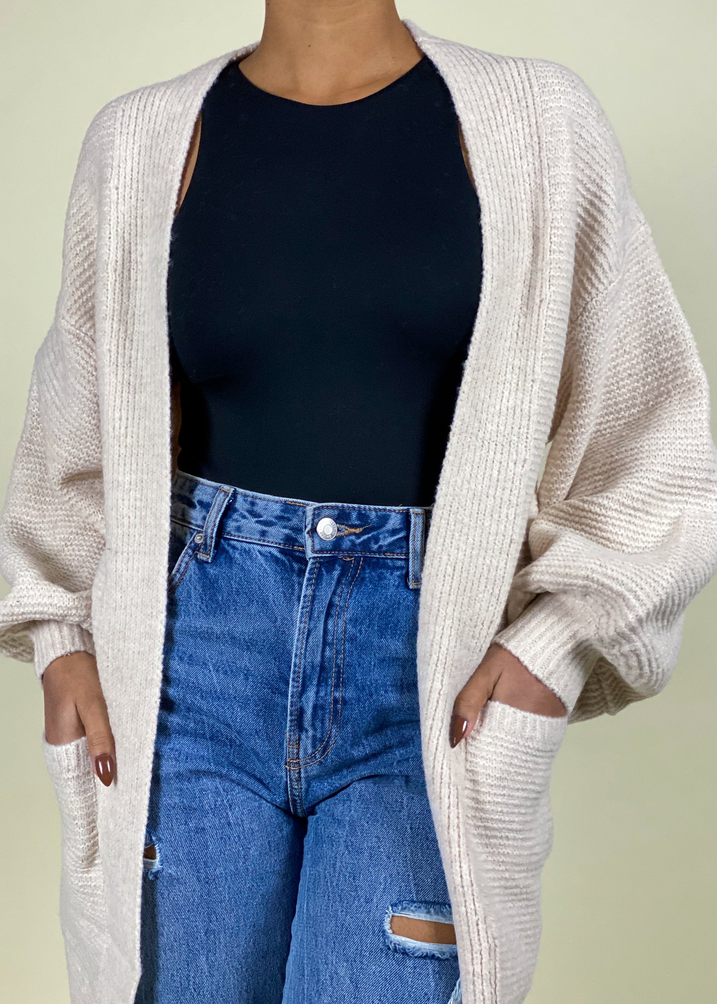 Cream Cardigan