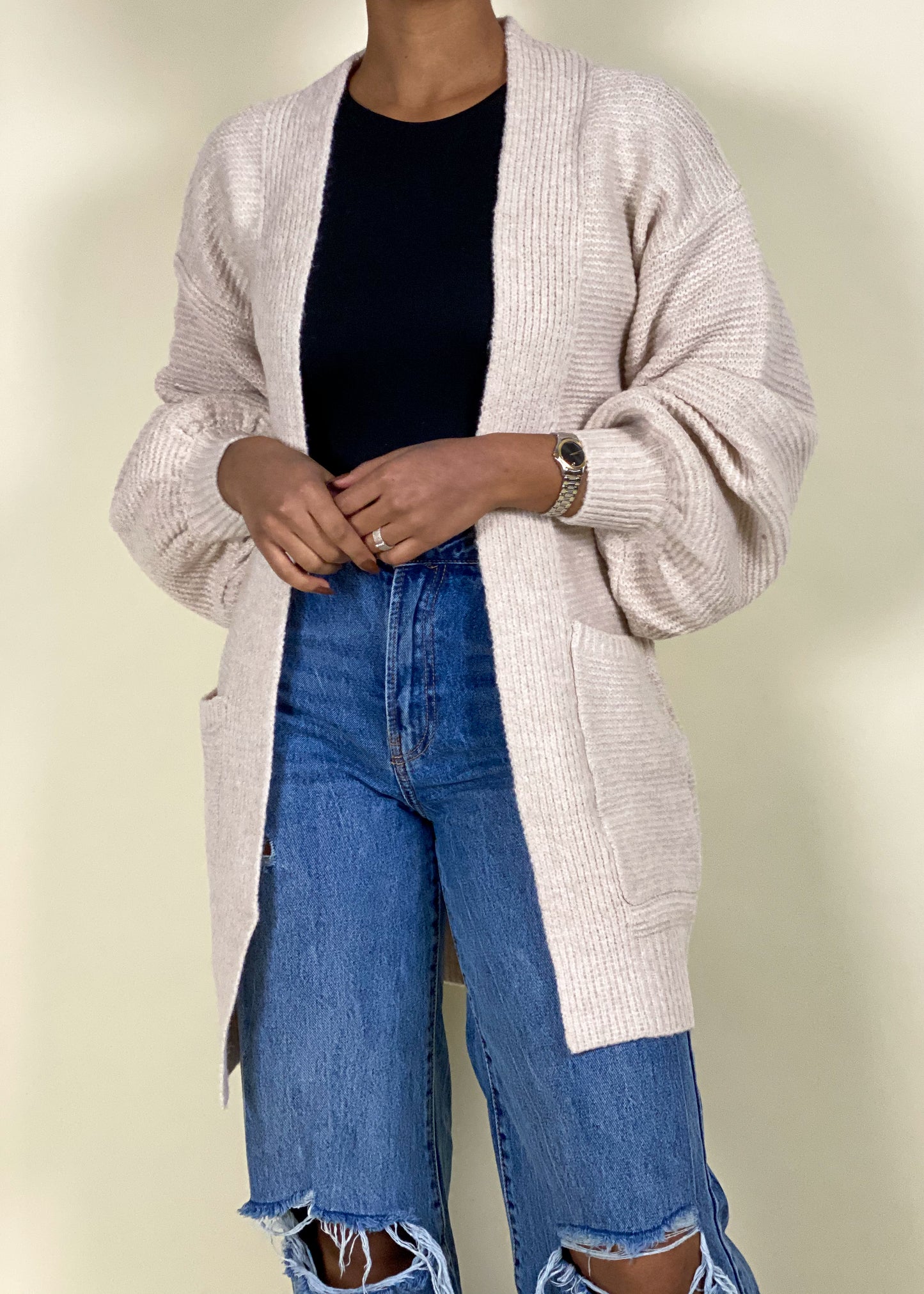 Cream Cardigan