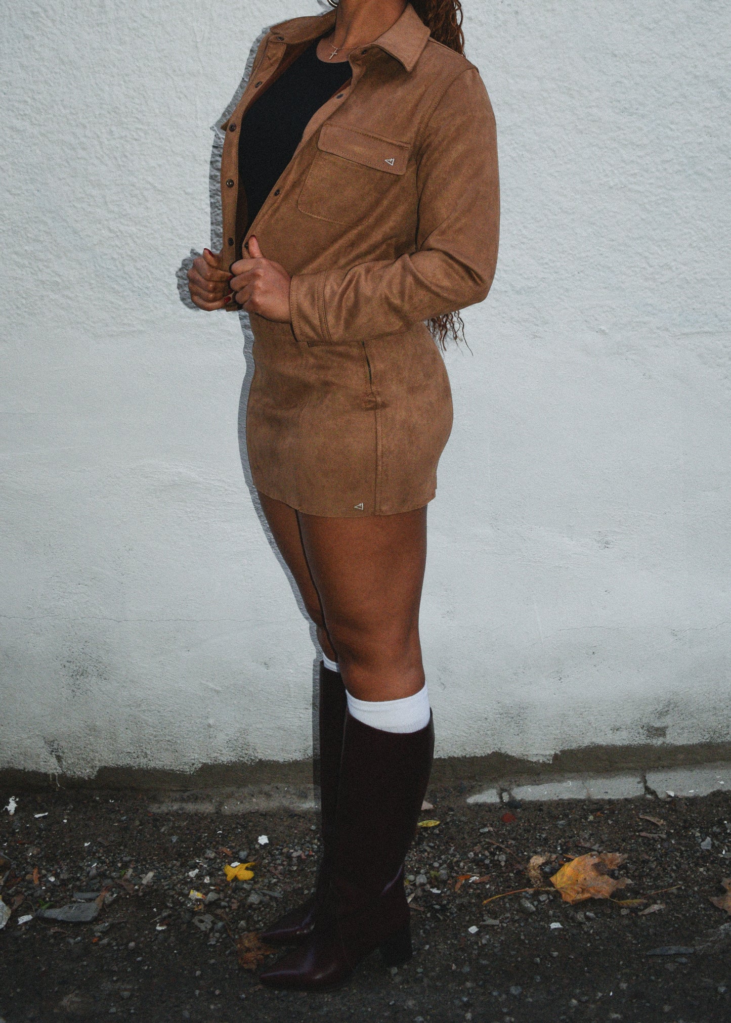 Rosalie Suede Shacket+