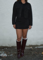 Rosalie Suede Skirt