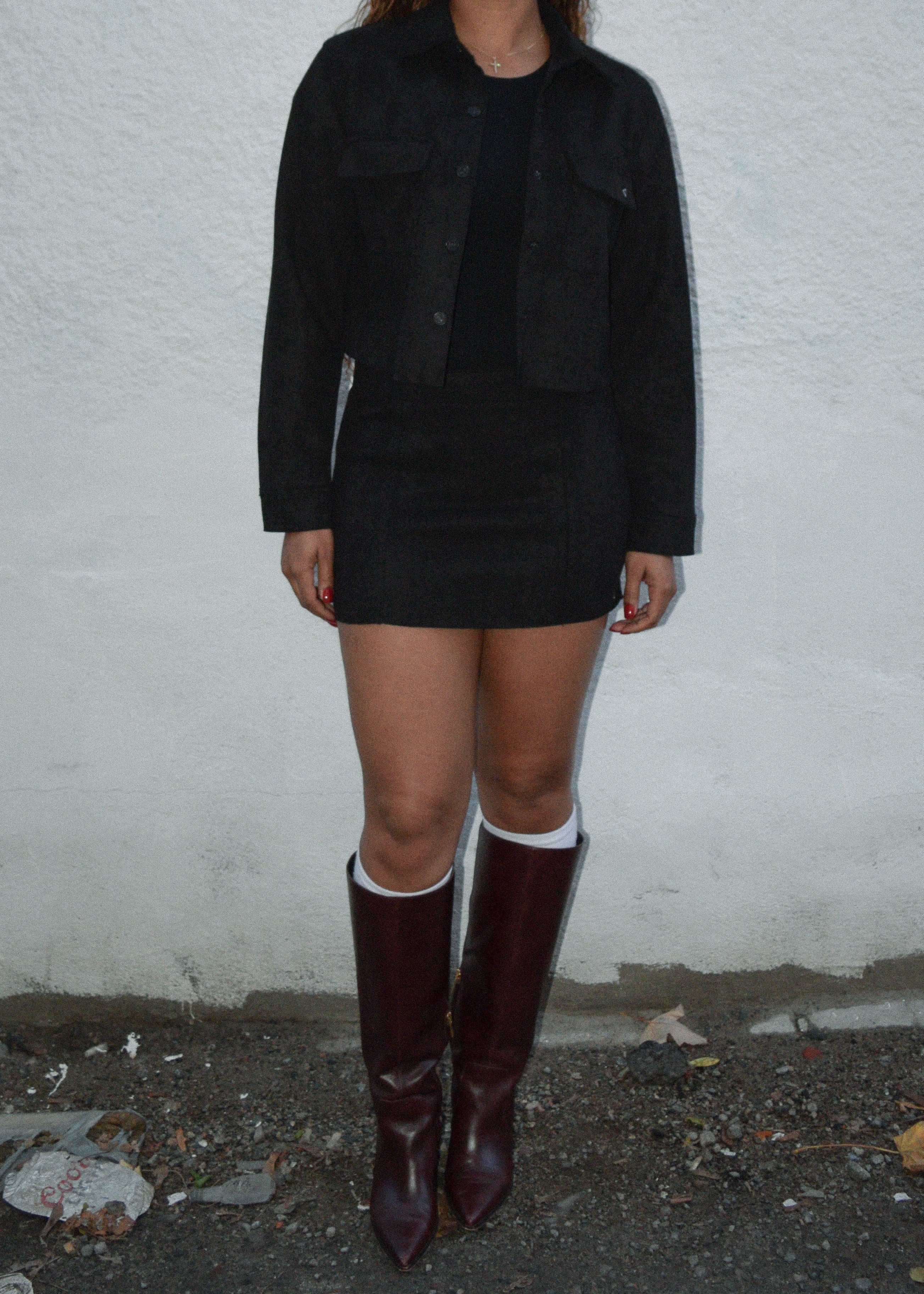 Rosalie Suede Skirt