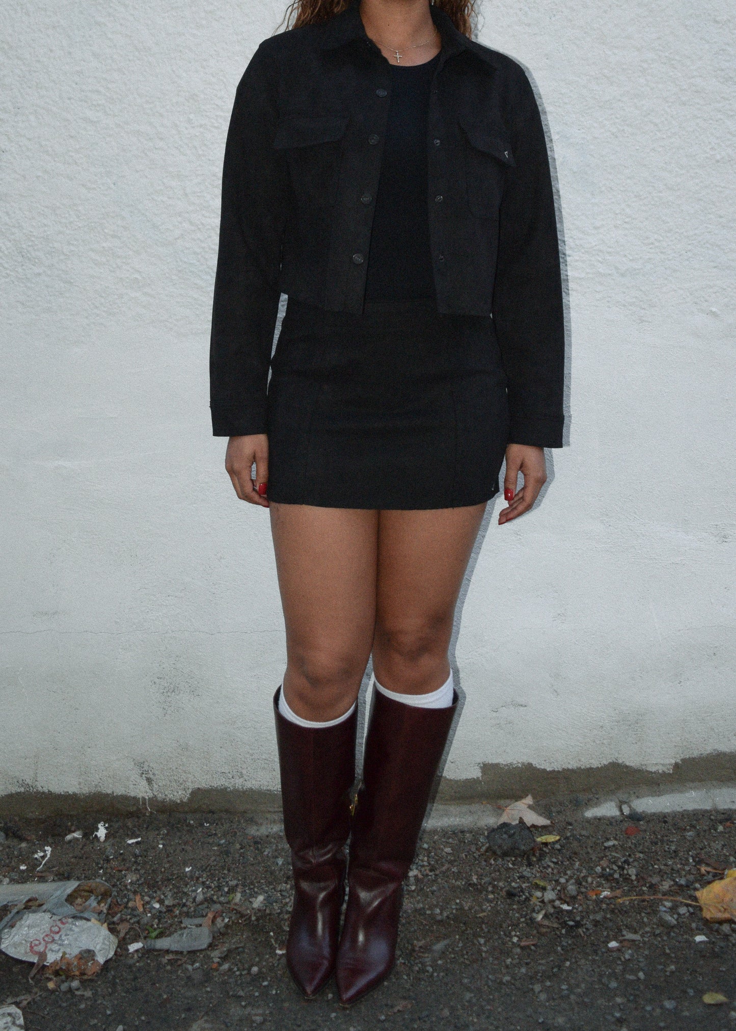 Rosalie Suede Shacket+