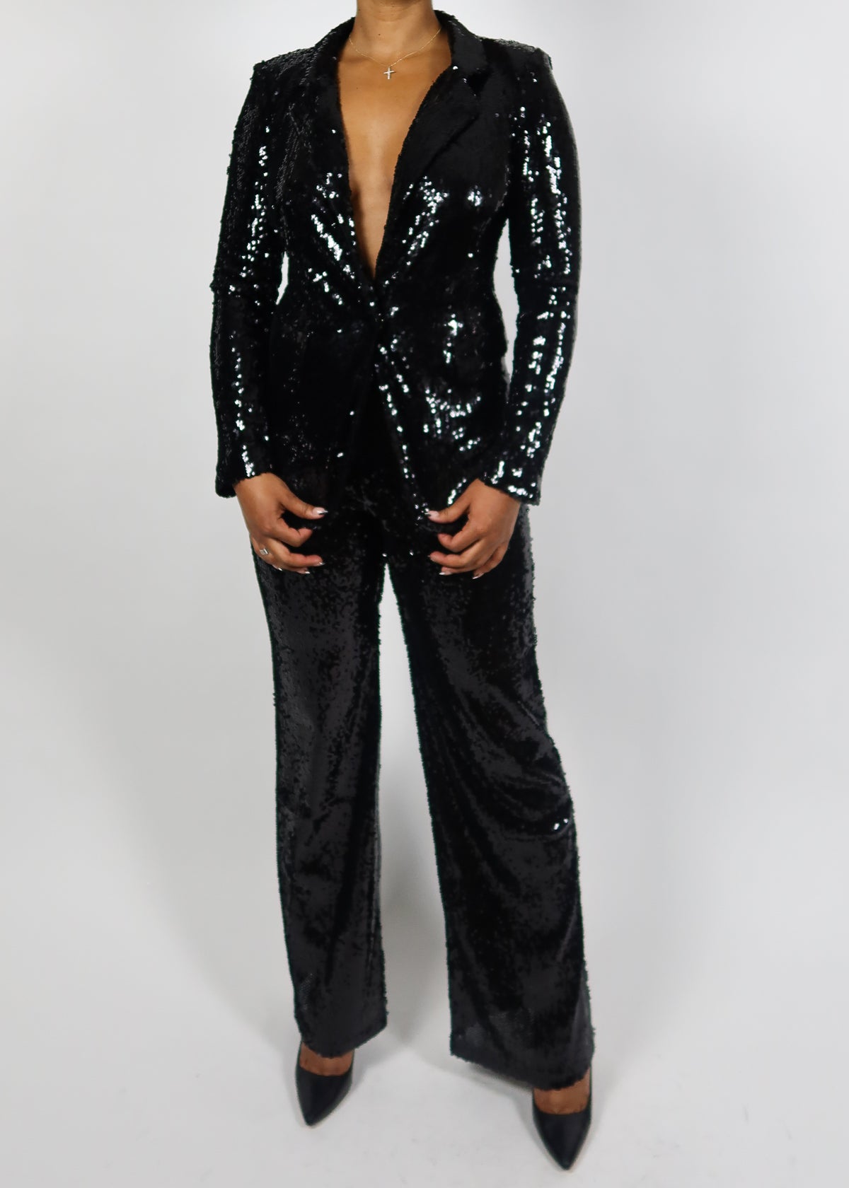 Kaia Black Shimmer Gown House of Culture Kaia Black Shimmer Gown House of Culture