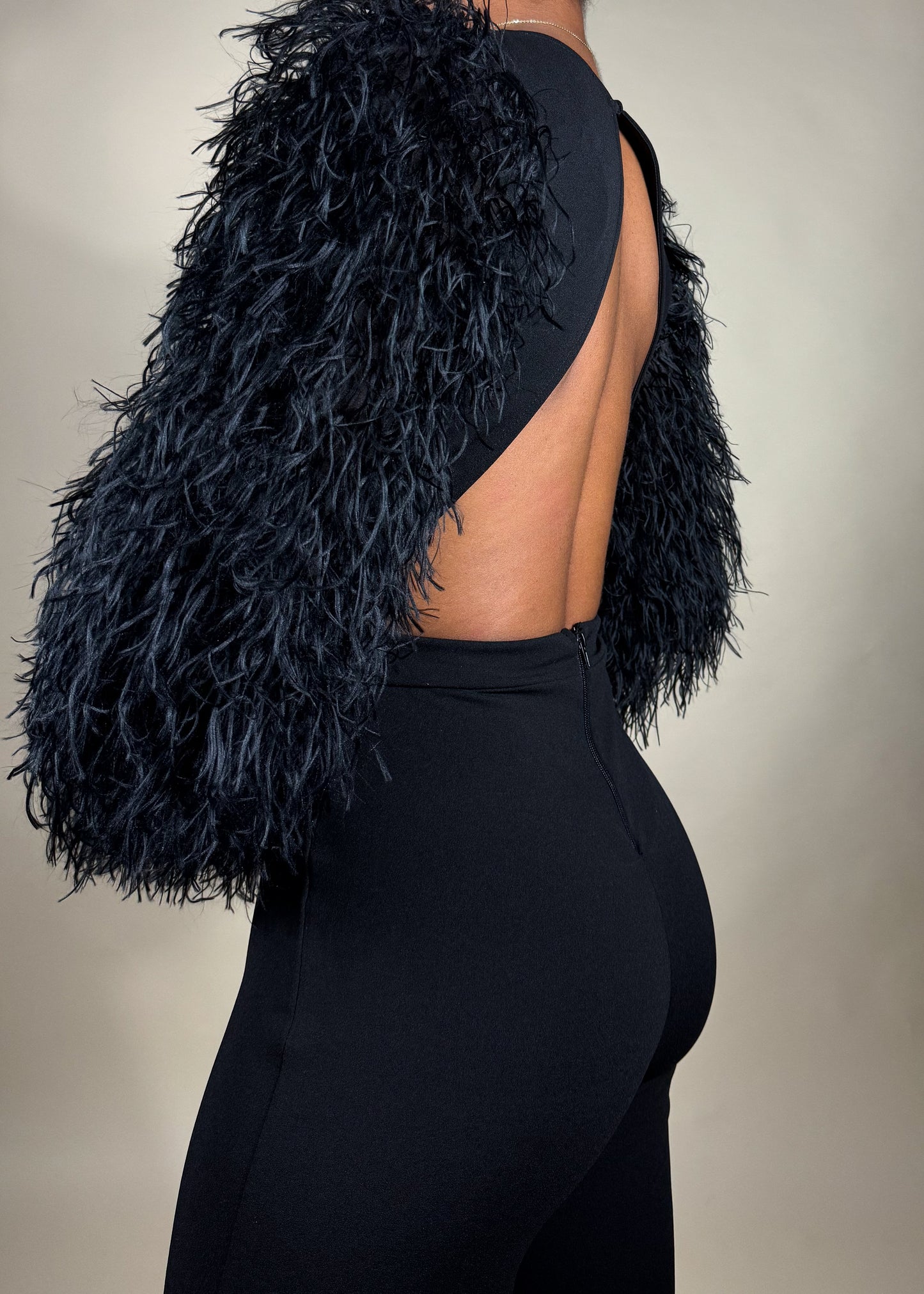 Fran Feather Jumpsuit+
