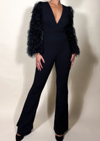 Fran Feather Jumpsuit