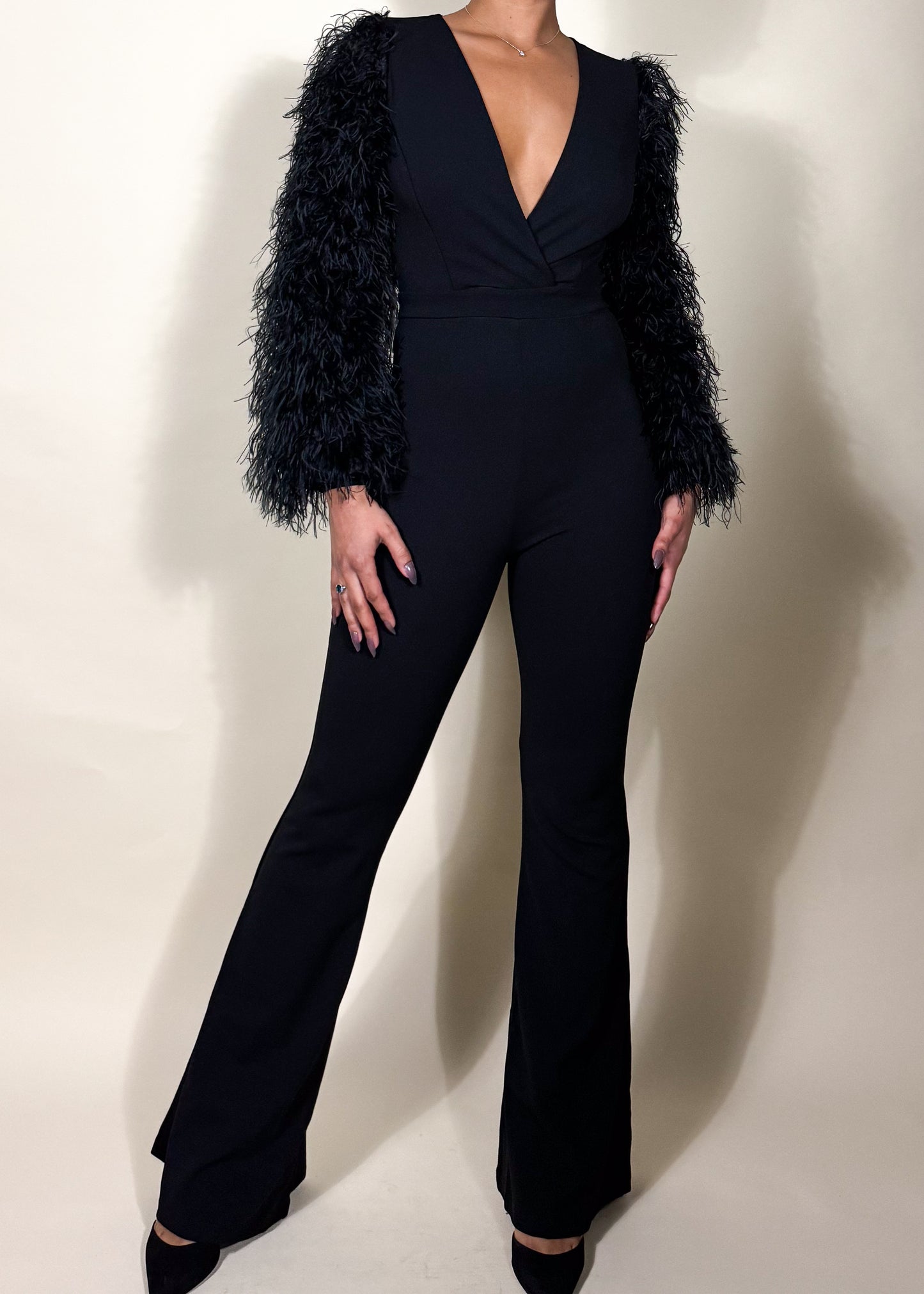 Fran Feather Jumpsuit+