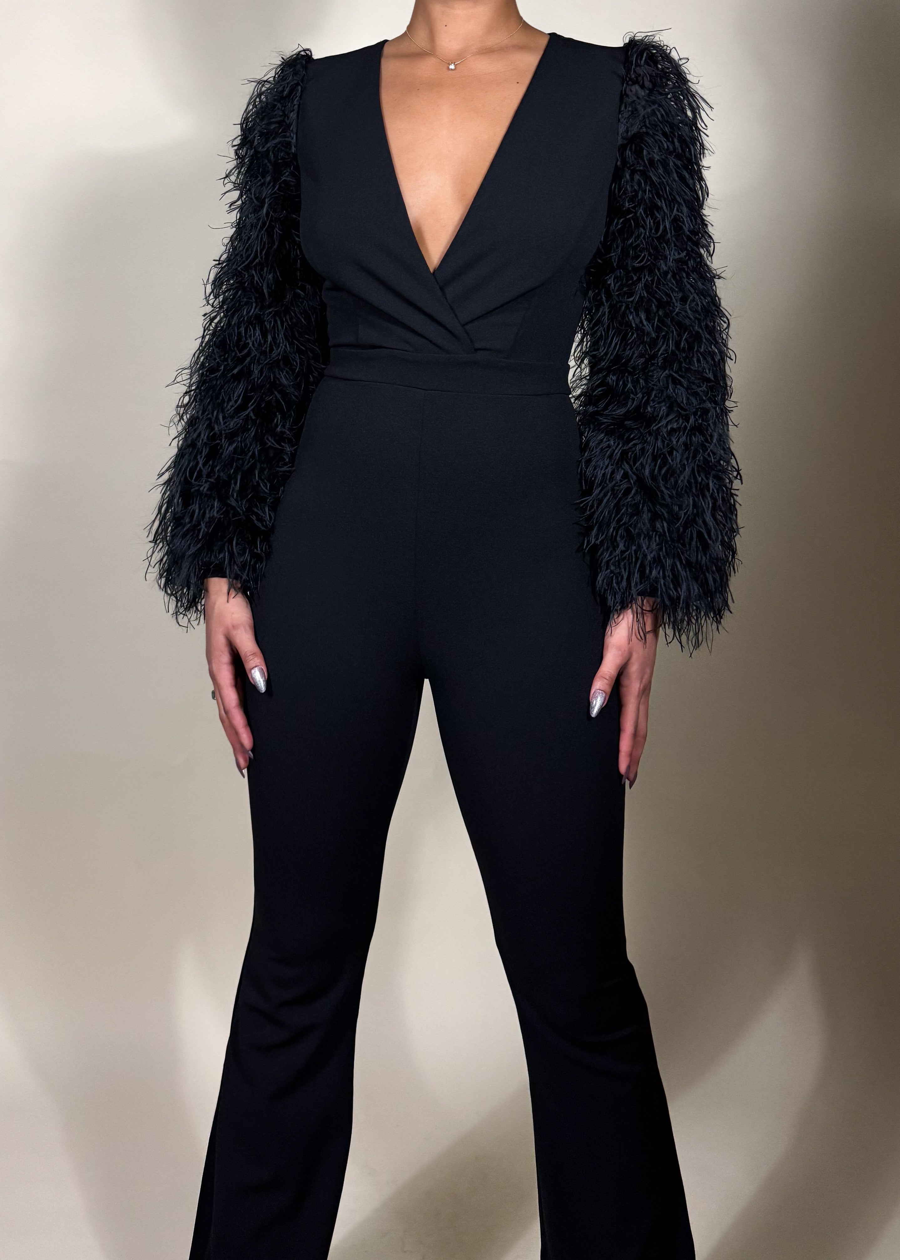 Fran Feather Jumpsuit