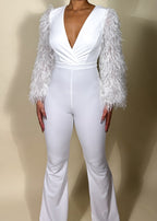 Fran Feather Jumpsuit