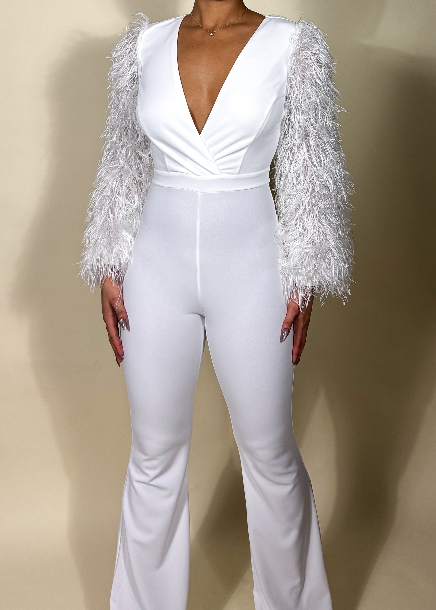 Fran Feather Jumpsuit+