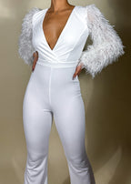 Fran Feather Jumpsuit