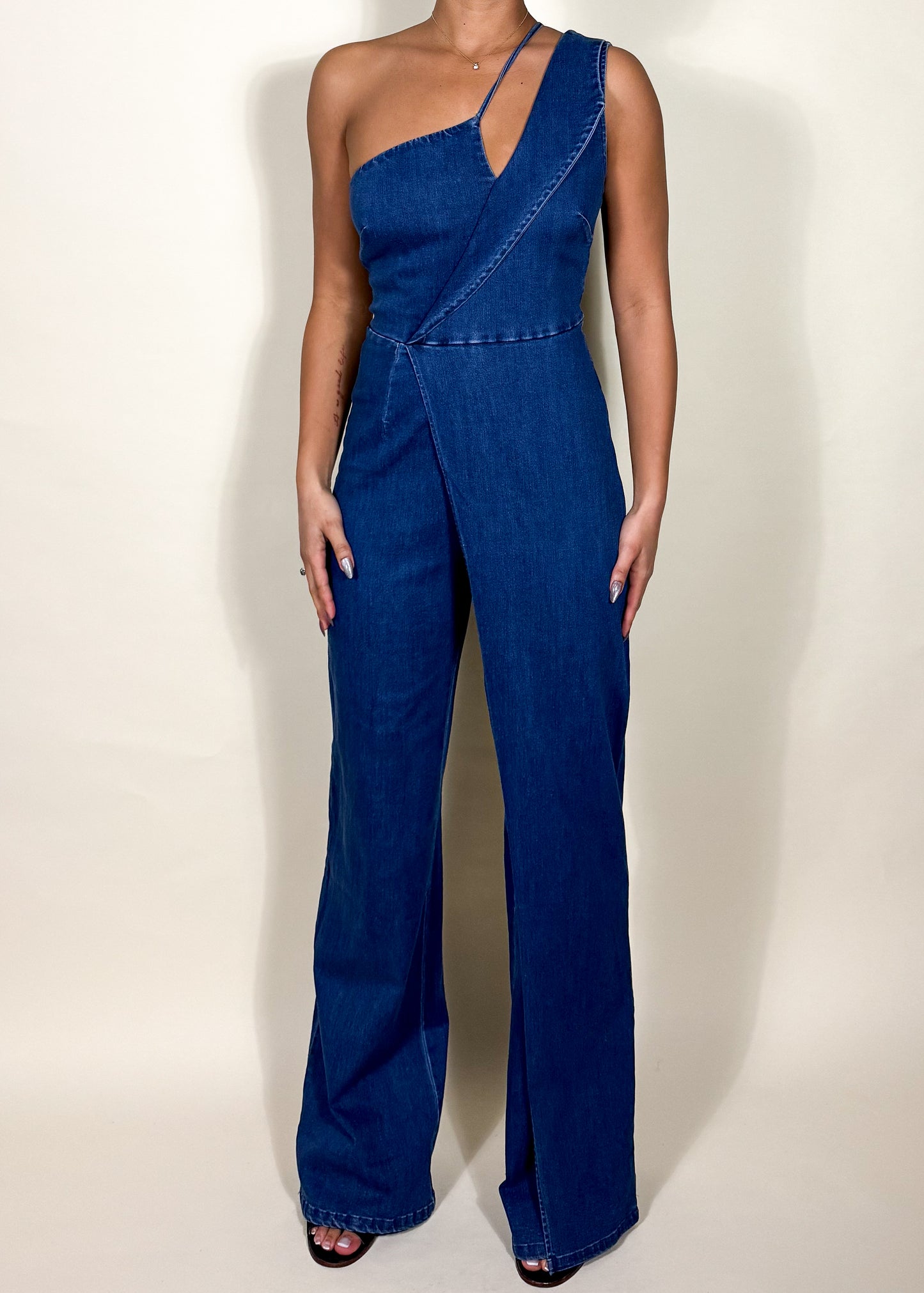 Demi Denim Jumpsuit+