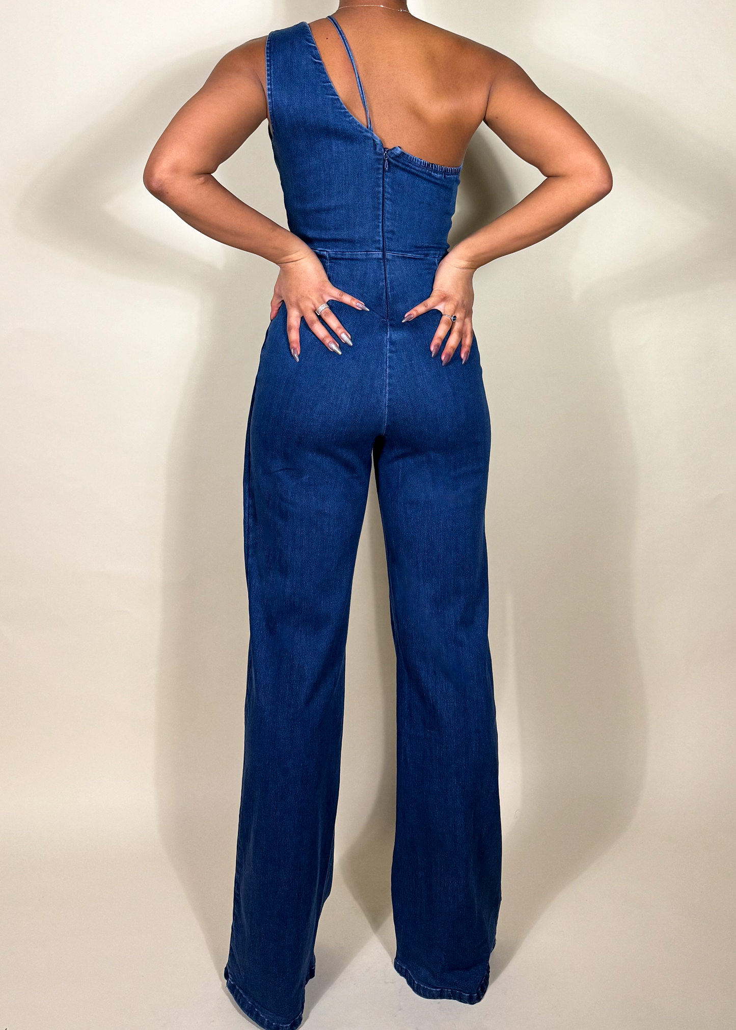 Demi Denim Jumpsuit+