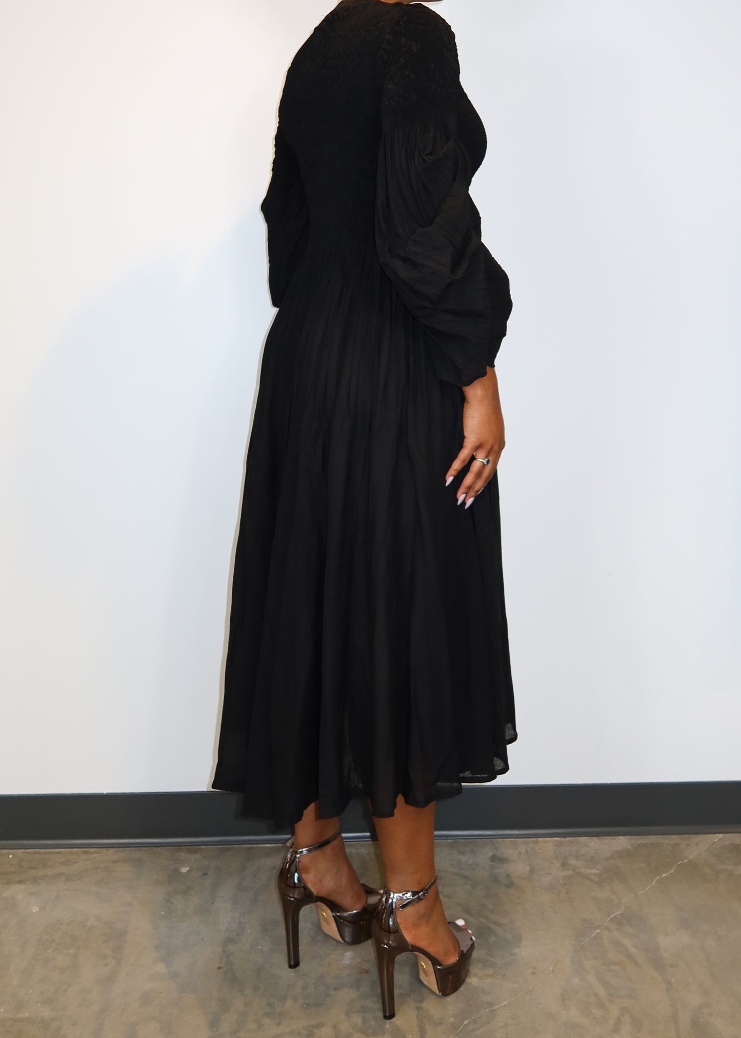 Emma Pleated Dress