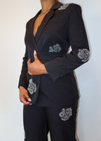 Rose Belted Suit