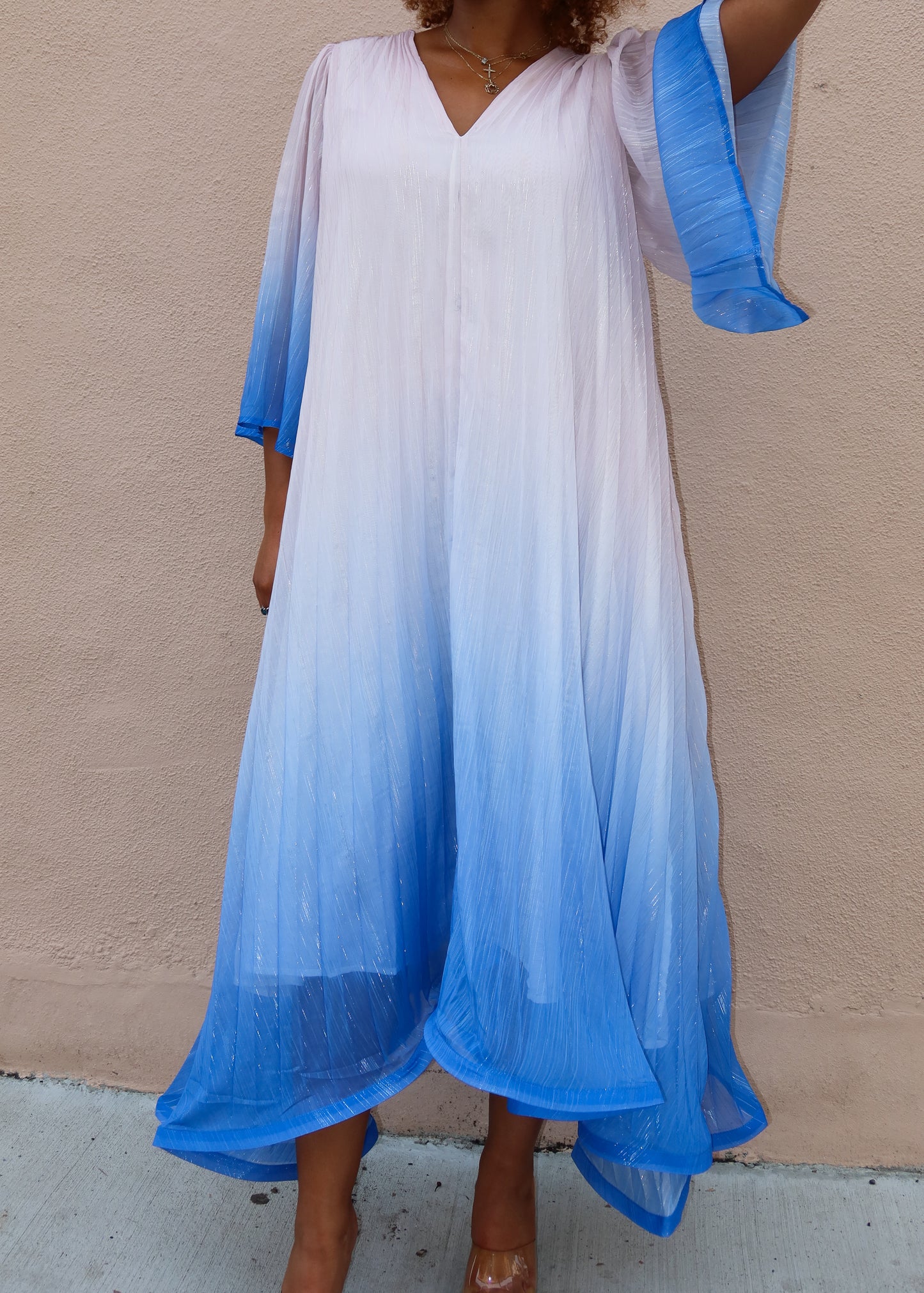 Kora Pink and Blue Dress