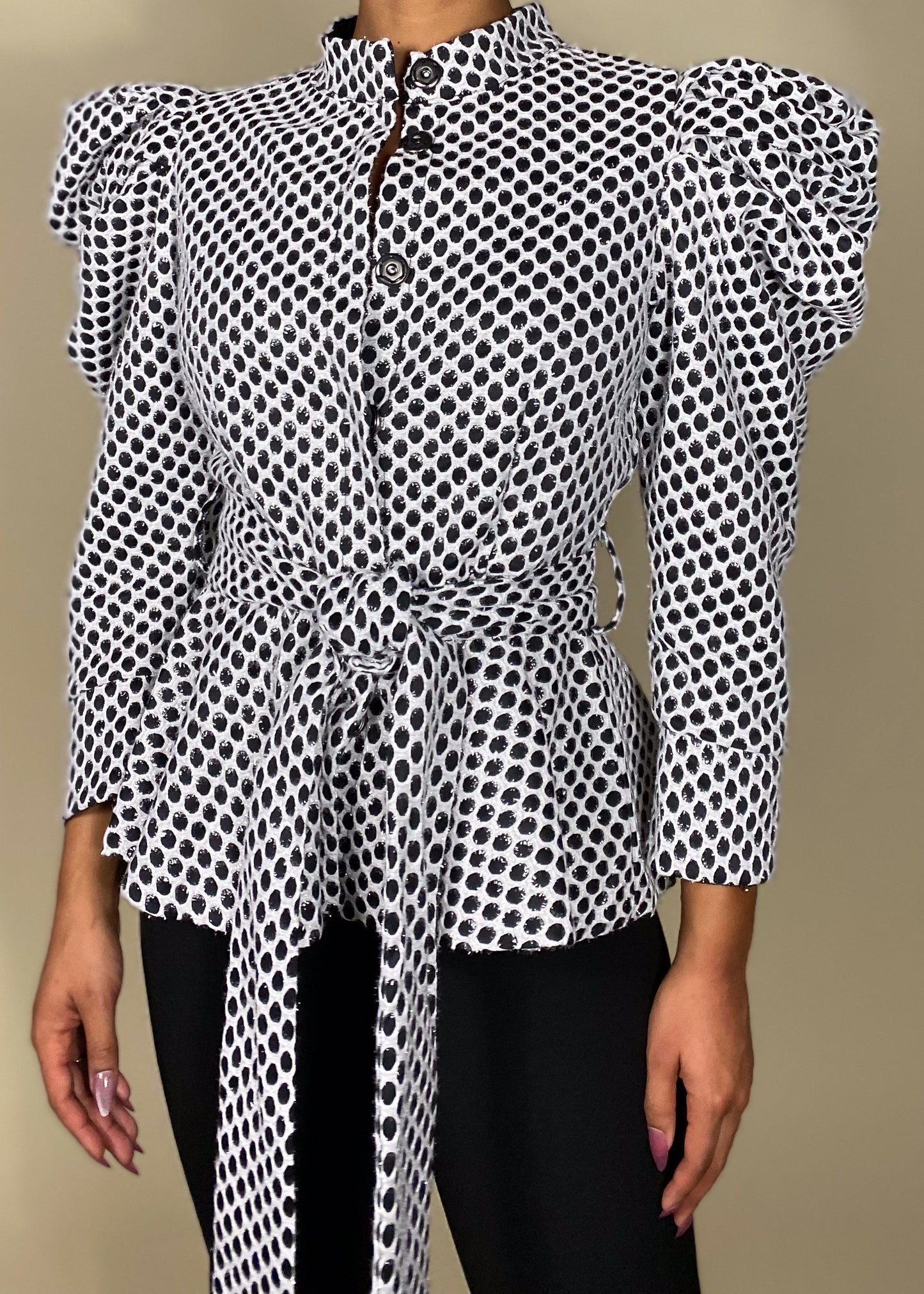 Pippa Polka Dot Jacket Short