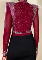 Reyna Red Bodysuit