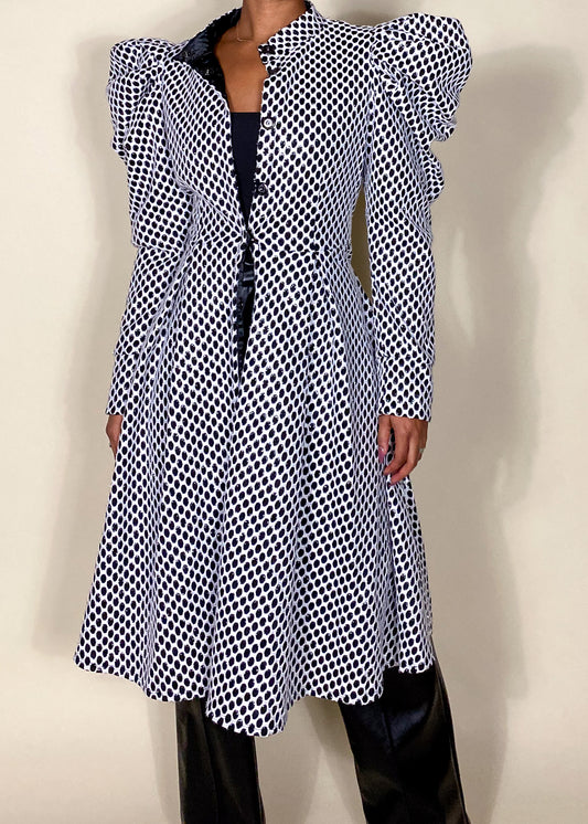 Pippa Polka Dot Jacket Long