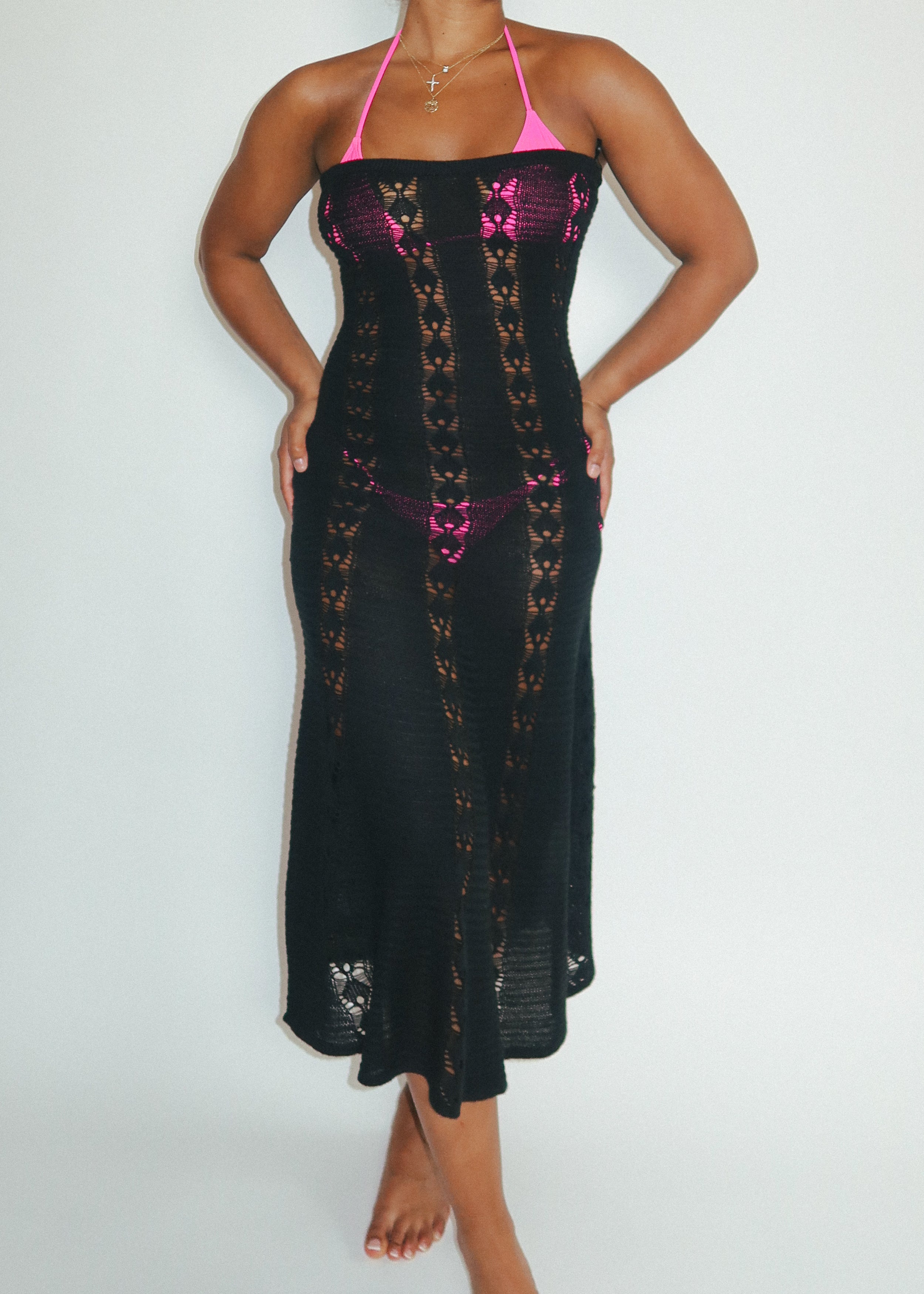 Cas Crochet Dress