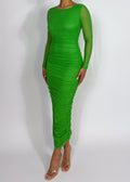 Wedding guest evening dress
Holiday party formal dress
Red carpet event outfit
Birthday celebration dress
Elegant date night dress  formal wear
 summer evening gown
 New Year’s party dress
Fall and winter formal wear
Spring and summer evening gown
Holiday and New Year’s party dress
Timeless elegant fashion
Green rhinestone midi dress
Long sleeve bodycon dress
Elegant ruched formal dress
Sheer sleeve evening dress
Glamorous fitted maxi dress