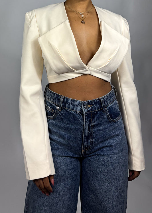 London Cropped Blazer +