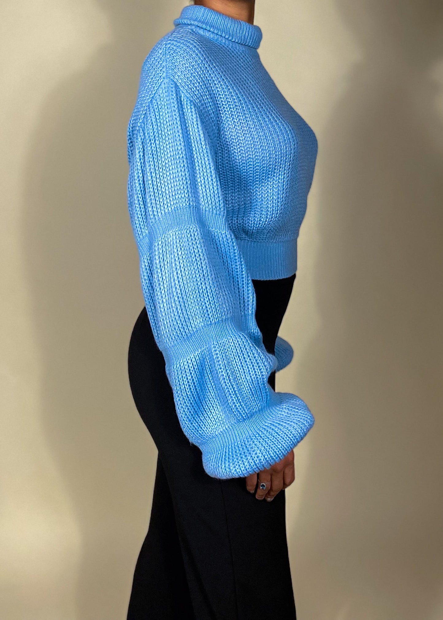 Chrissy Crop Turtleneck Sweater 2.0