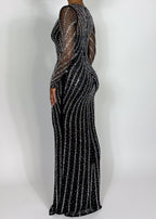 Red carpet evening gown
Gala night outfit
Black tie event dress
Prom dress with rhinestones
New Year’s Eve dress Winter formal wear
Fall evening dress
Spring gala gown
Holiday party dress
Bodycon sheer mesh dress
Crystal-studded maxi dress
Floor-length formal gown
Illusion neckline evening dress
Figure-hugging mermaid dress
Elegant black evening gown
Sheer long sleeve dress
Rhinestone-embellished gown
Sparkling formal dress
Luxurious mesh dress