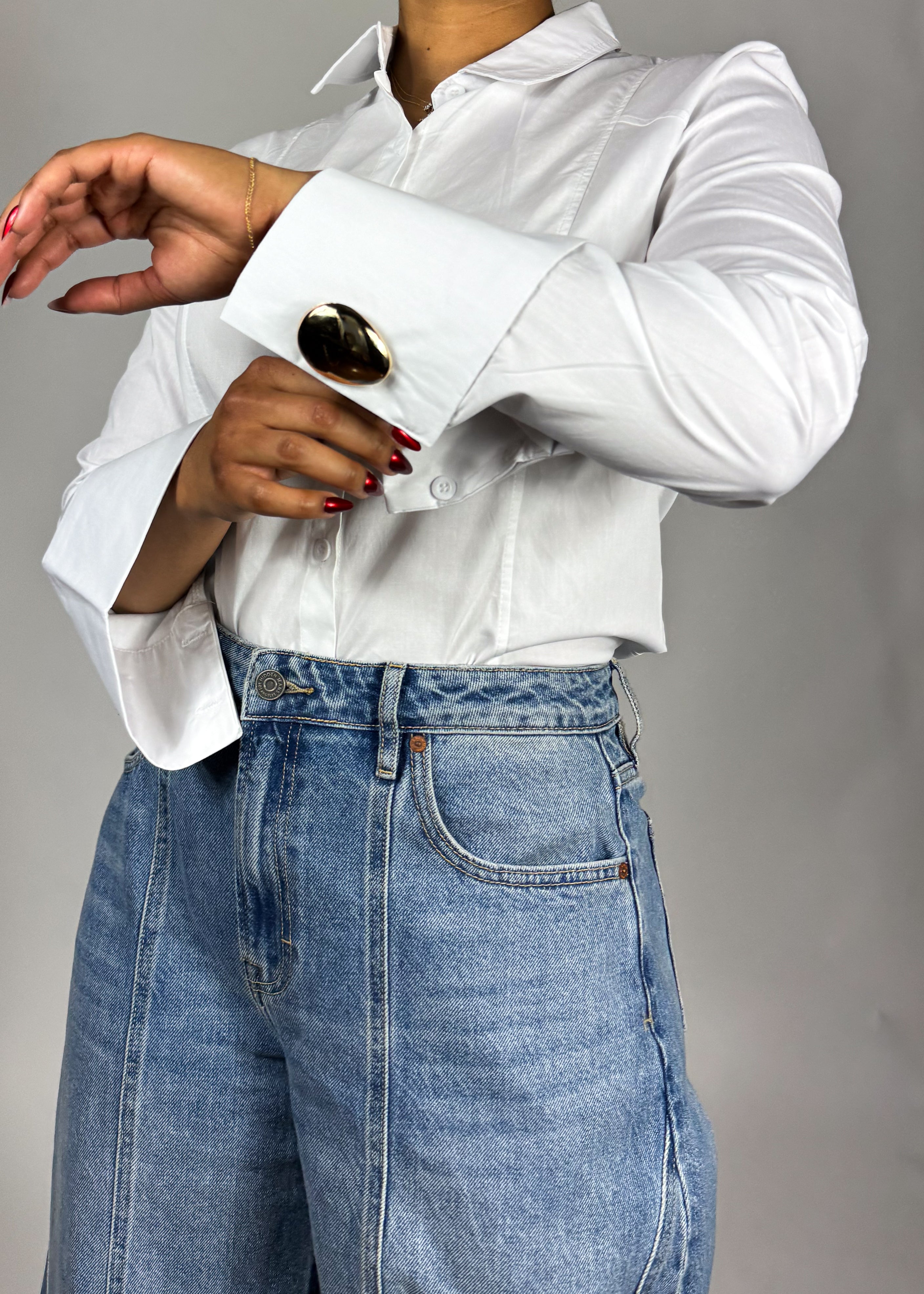 Chloe Button Up Blouse +
