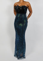 Evie Feather Dress