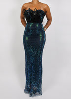 Evie Feather Dress