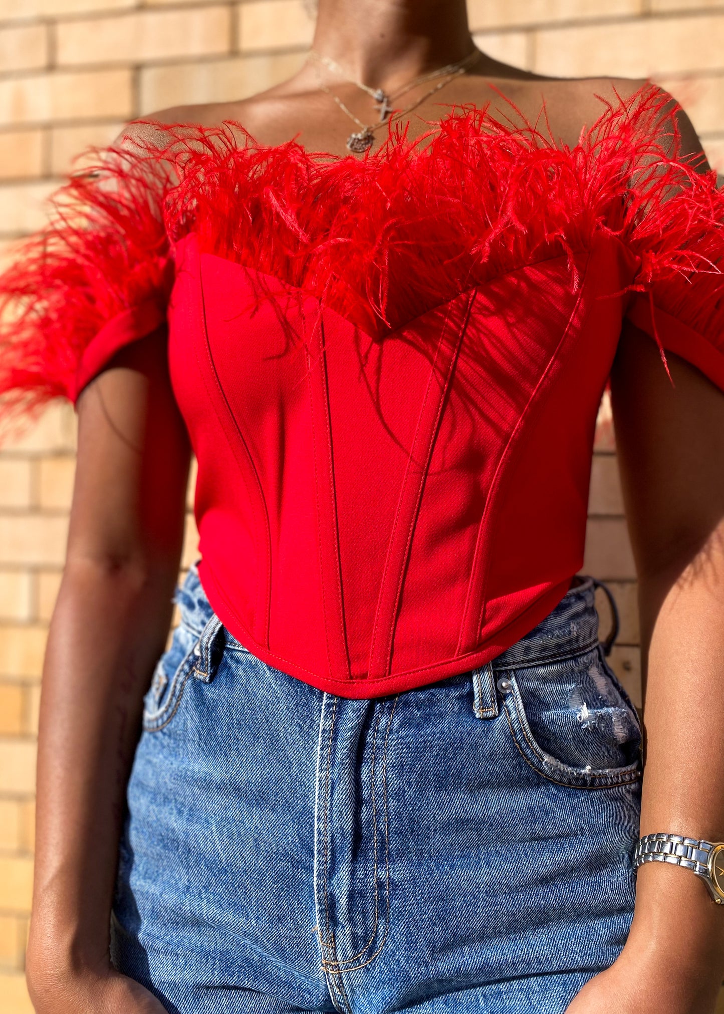 Scarlet Feather Bustier