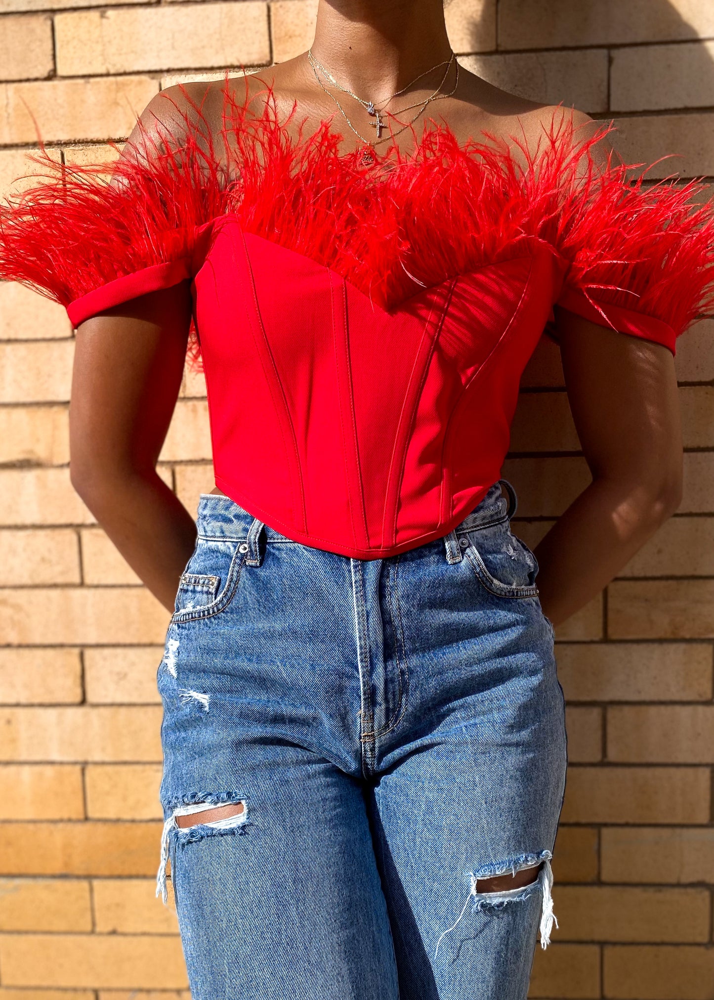 Scarlet Feather Bustier