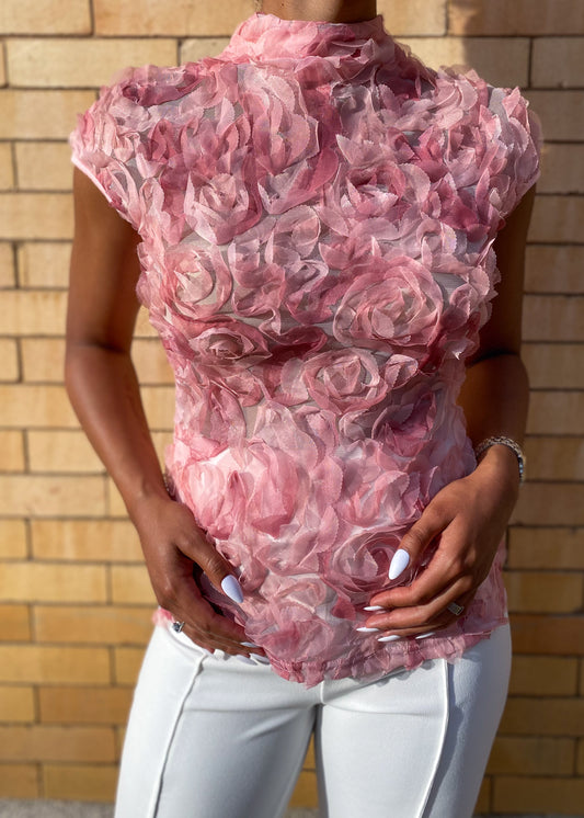 Pink Peony Blouse