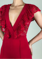 Date night red jumpsuit
Wedding guest jumpsuit
Valentine’s Day outfit idea
Holiday party jumpsuit
Birthday night out jumpsuit
Soft stretch fabric jumpsuit
Flowy ruffle detailing jumpsuit
Statement shoulder ruffle jumpsuit
Bold red jumpsuit outfit
Seamless sculpting jumpsuit
Deep V-neck red jumpsuit
Ruffle sleeve wide-leg jumpsuit
Chic red evening jumpsuit
Elegant backless jumpsuit
Fitted formal jumpsuit