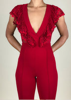 Date night red jumpsuit
Wedding guest jumpsuit
Valentine’s Day outfit idea
Holiday party jumpsuit
Birthday night out jumpsuit
Soft stretch fabric jumpsuit
Flowy ruffle detailing jumpsuit
Statement shoulder ruffle jumpsuit
Bold red jumpsuit outfit
Seamless sculpting jumpsuit
Deep V-neck red jumpsuit
Ruffle sleeve wide-leg jumpsuit
Chic red evening jumpsuit
Elegant backless jumpsuit
Fitted formal jumpsuit