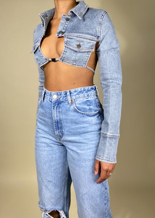 Dani Denim Crop