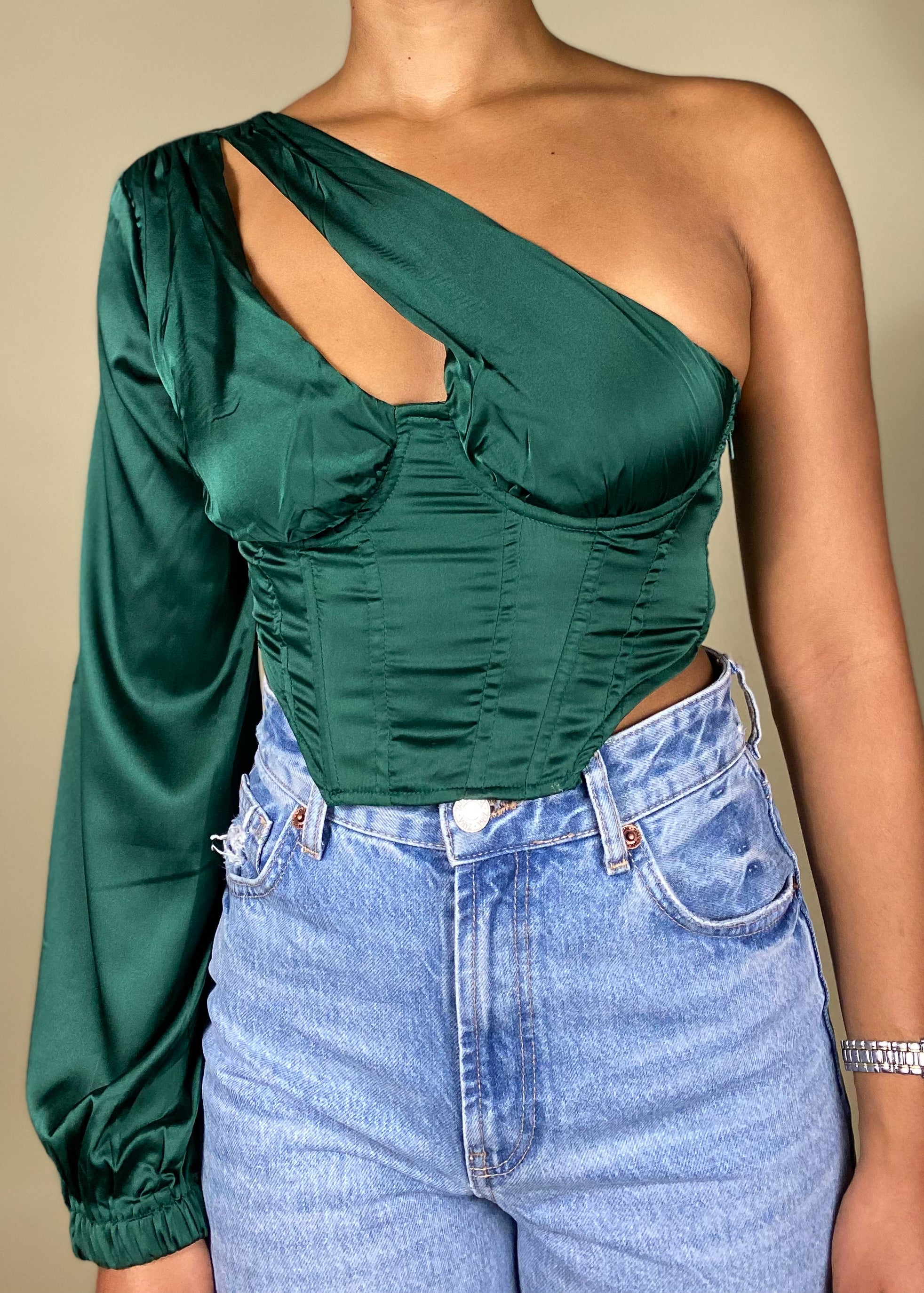 Sadie Satin Bustier