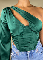 Sadie Satin Bustier