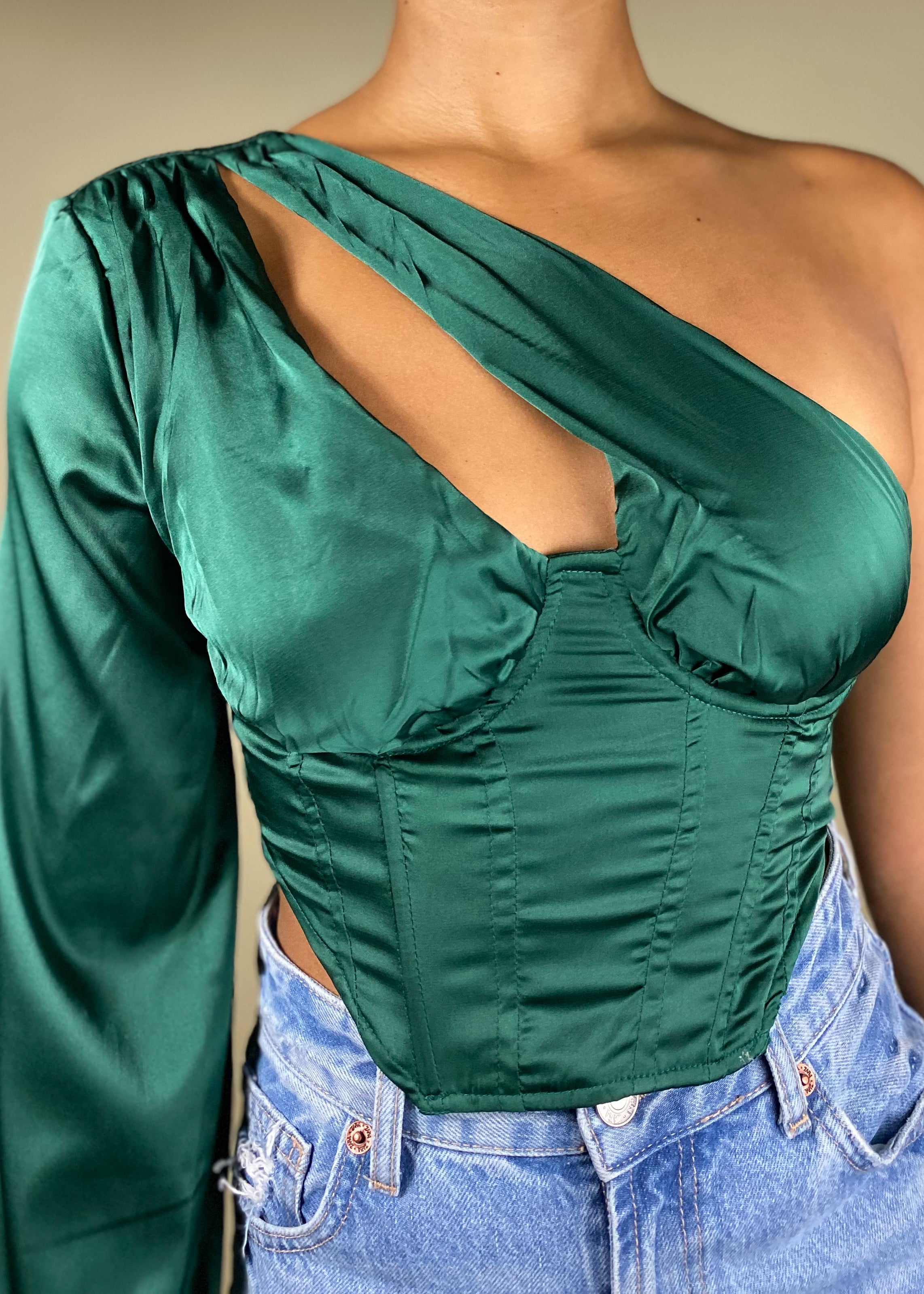 Sadie Satin Bustier