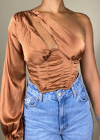 Sadie Satin Bustier