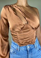 Sadie Satin Bustier