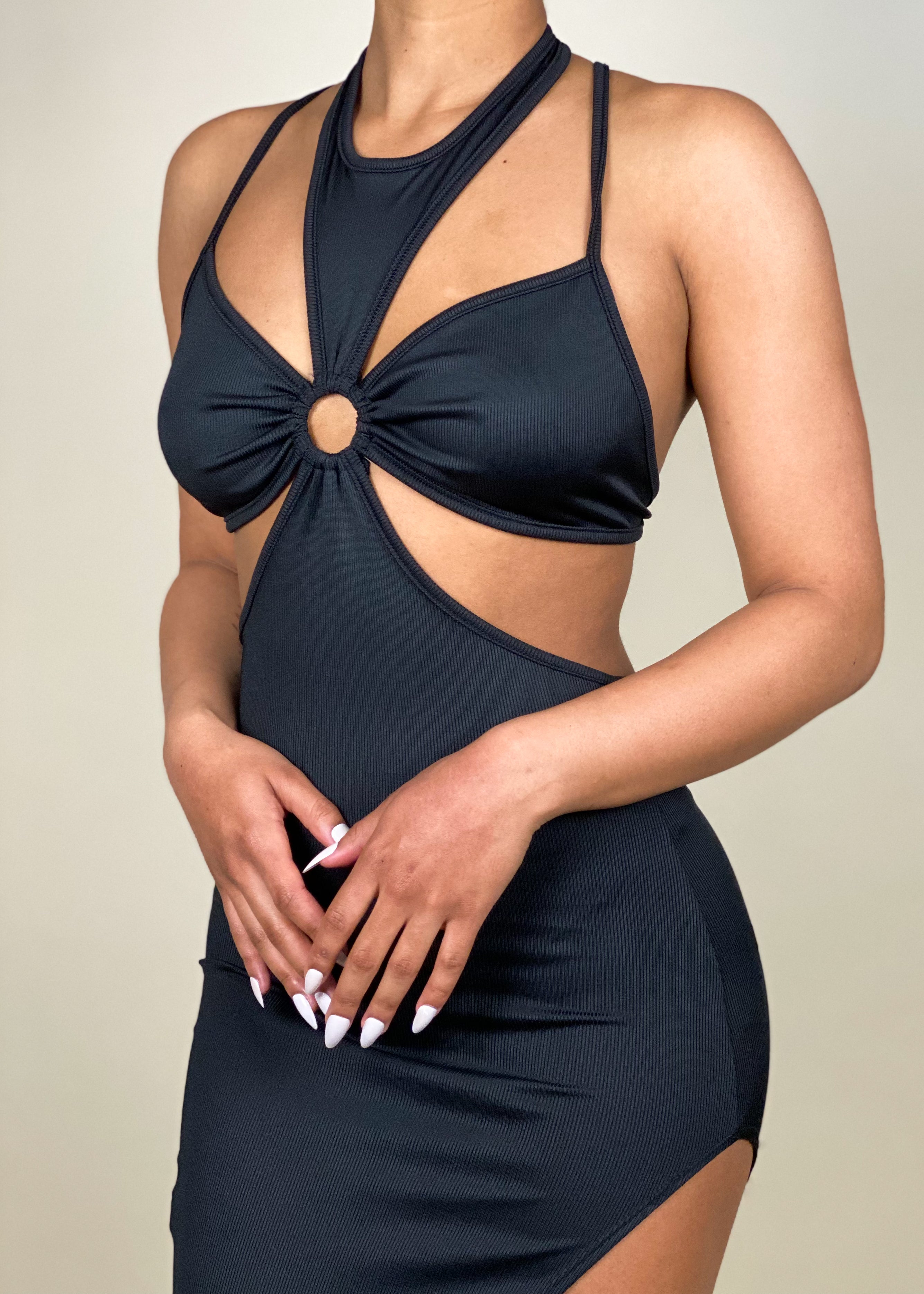 Pinwheel Cut Out Dress