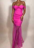 Trendy prom dress 2025
Stunning cocktail party dress
Bold wedding guest outfit
Summer gala evening wear
Birthday celebration dress
Ruched bodycon evening gown
Sheer mesh panel mermaid dress
Off-the-shoulder formal dress
Chic strapless high-slit gown
Sparkly tulle and satin gown
Off-shoulder sheer dress
Elegant ruched mesh gown
Glamorous pink formal dress
Strapless sheer mermaid gown