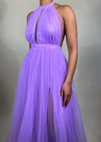 Fairy-tale-inspired bridesmaid dress
Elegant wedding guest gown
Soft purple evening dress for gala
Light and airy prom dress 2025
 flowy gown
Sheer illusion halter neck dress
High-neck pleated tulle gown
Lightweight pastel evening wear
Graceful layered A-line dress
Floor-length airy chiffon gown
Lavender halter neck gown
Dreamy tulle evening dress
Flowy A-line prom dress
Ethereal chiffon maxi dress
Romantic pastel formal gown